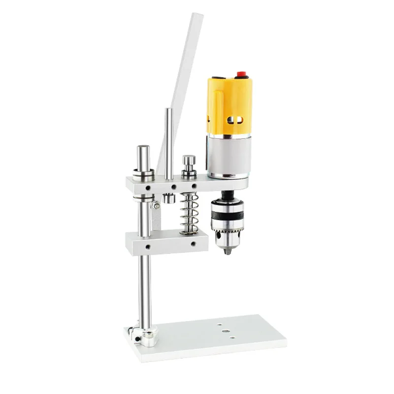 

Мини-электрический DIY сверлильный станок с переменной скоростью, портативный настольный патрон с подшипником 220 В, новое состояние, настольная дрель