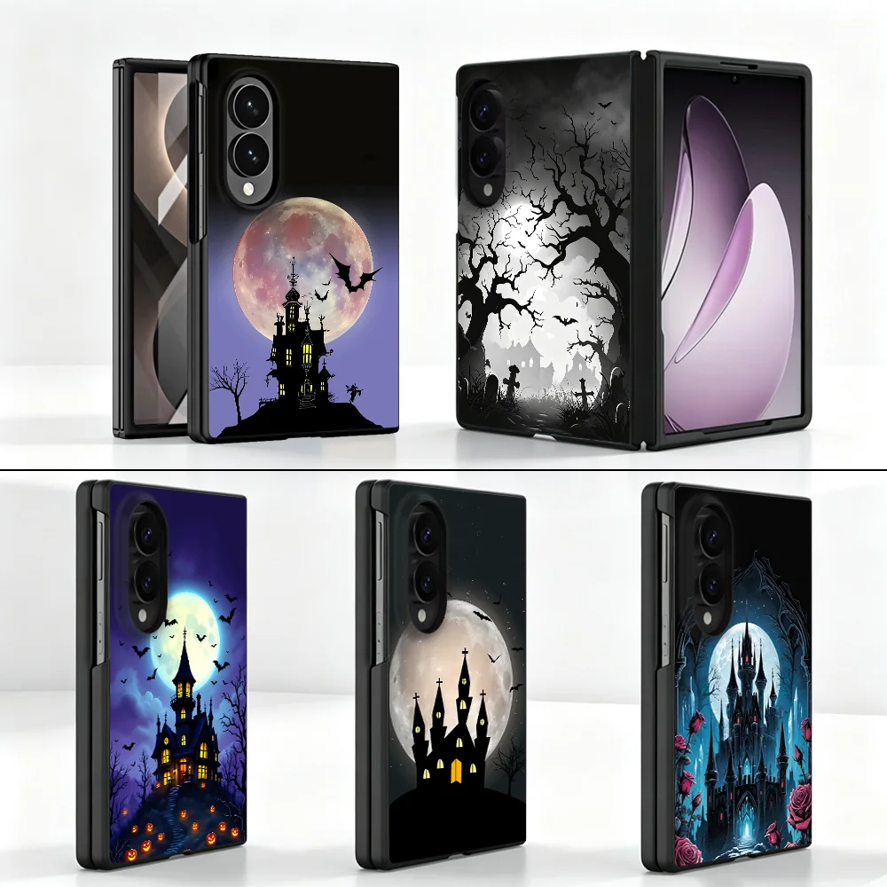 Halloween Cemetery Tree Case for Samsung Galaxy 8 Z Fold 8 Z Fold8 Wide ZFold8 Ultra Phone Capa