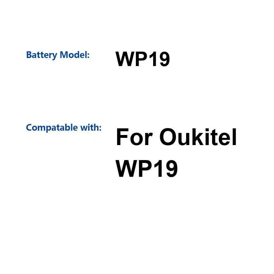 

2100Mah Stable High-Capacity For Oukitel WP19 Mobile Phone Battery