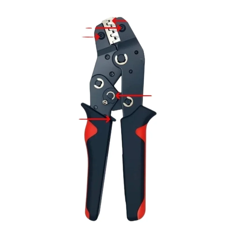 

Terminal Crimping Pliers Set with 5 Die Heads Wire Stripper Tool Kit for Automotive Terminals