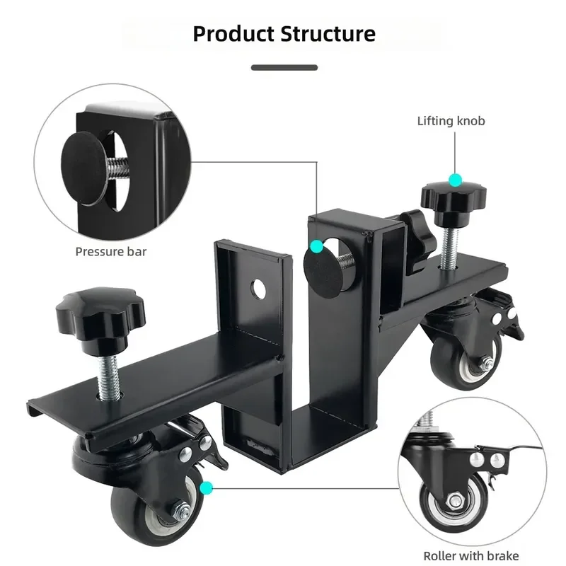 Heavy Duty Door Panel Handling Trolley Translation Roller Movable Wheel Rack for Supermarket Cargo Transport Industrial Use