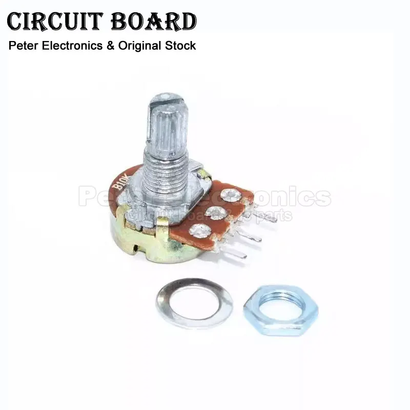 10pcs WH148 Single Duplex Potentiometer 10K 15MM 20MM B1K 2K 5K 20K 50K 100K 250K 500K 1M icpart