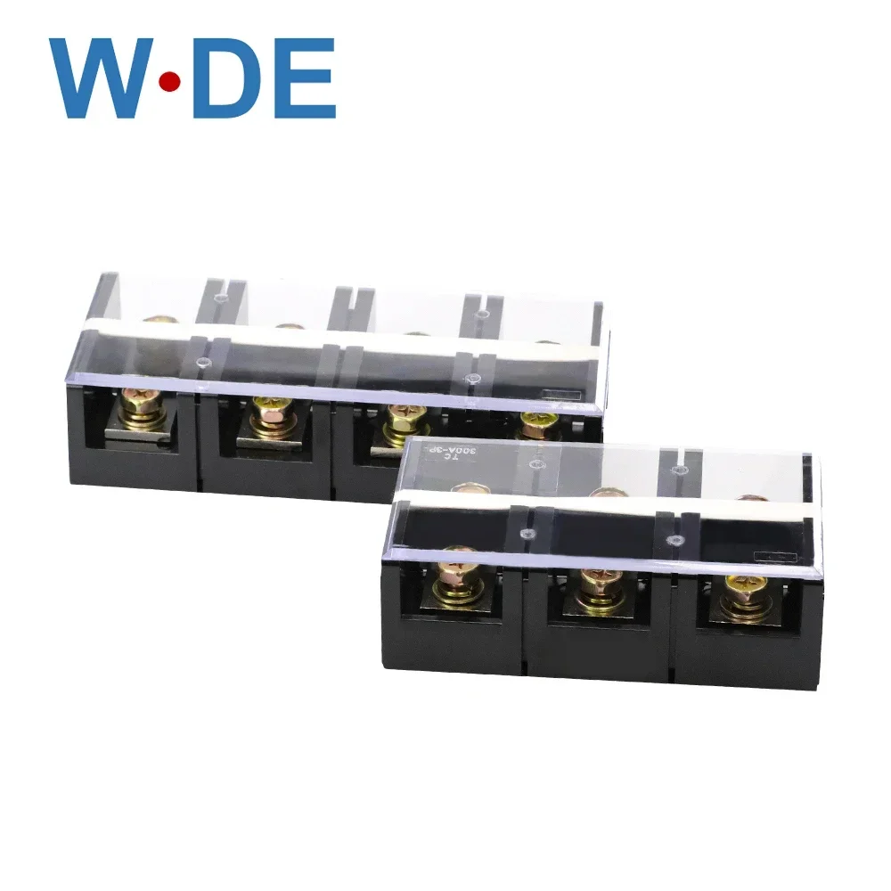 

1Piece TC High Current Barrier Screw Terminal Block TC300 Series Wire Connector 600V 300A 3003/4/ Positions Connector