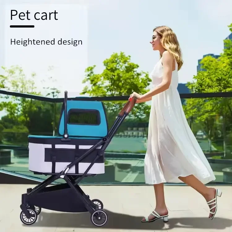 Low Price Good Quality Luxury Pet Stroller Multi-Purpose 15kg Load Bearing Pet Stroller for cats