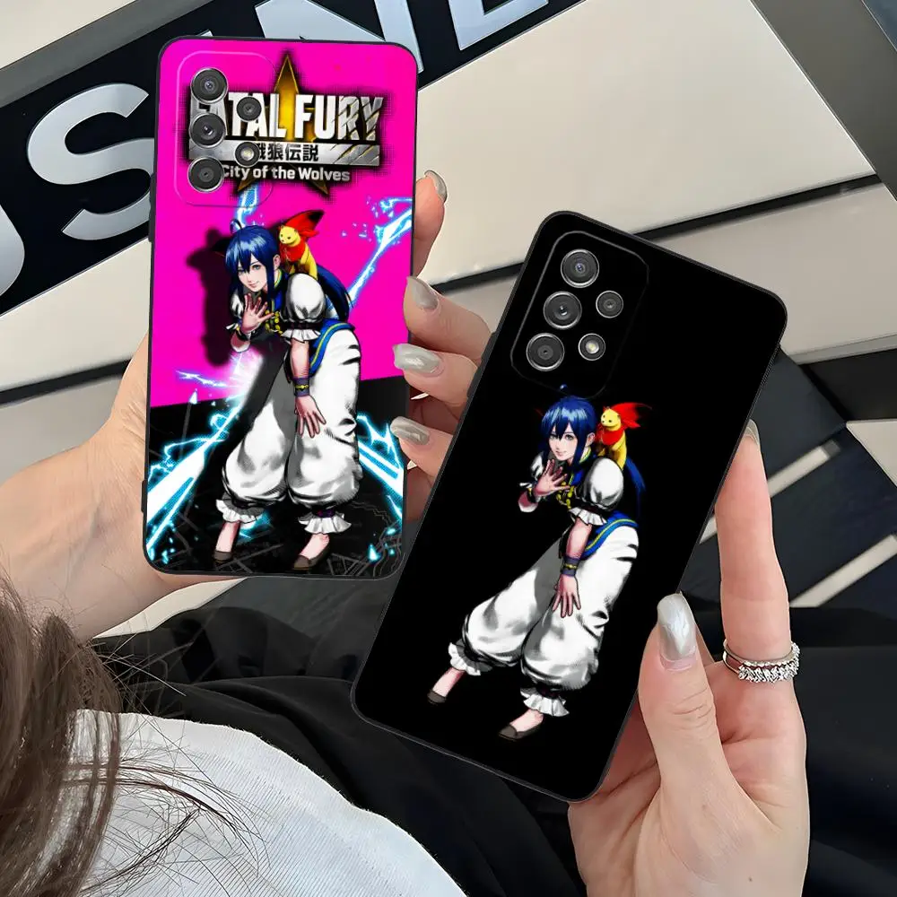 

Чехол Fatal Fury Hotaru Futaba для телефона Samsung Galaxy A56 55 54 53 52 51 36 35 34 23 16 15 5G Красочный чехол Довольно роскошный