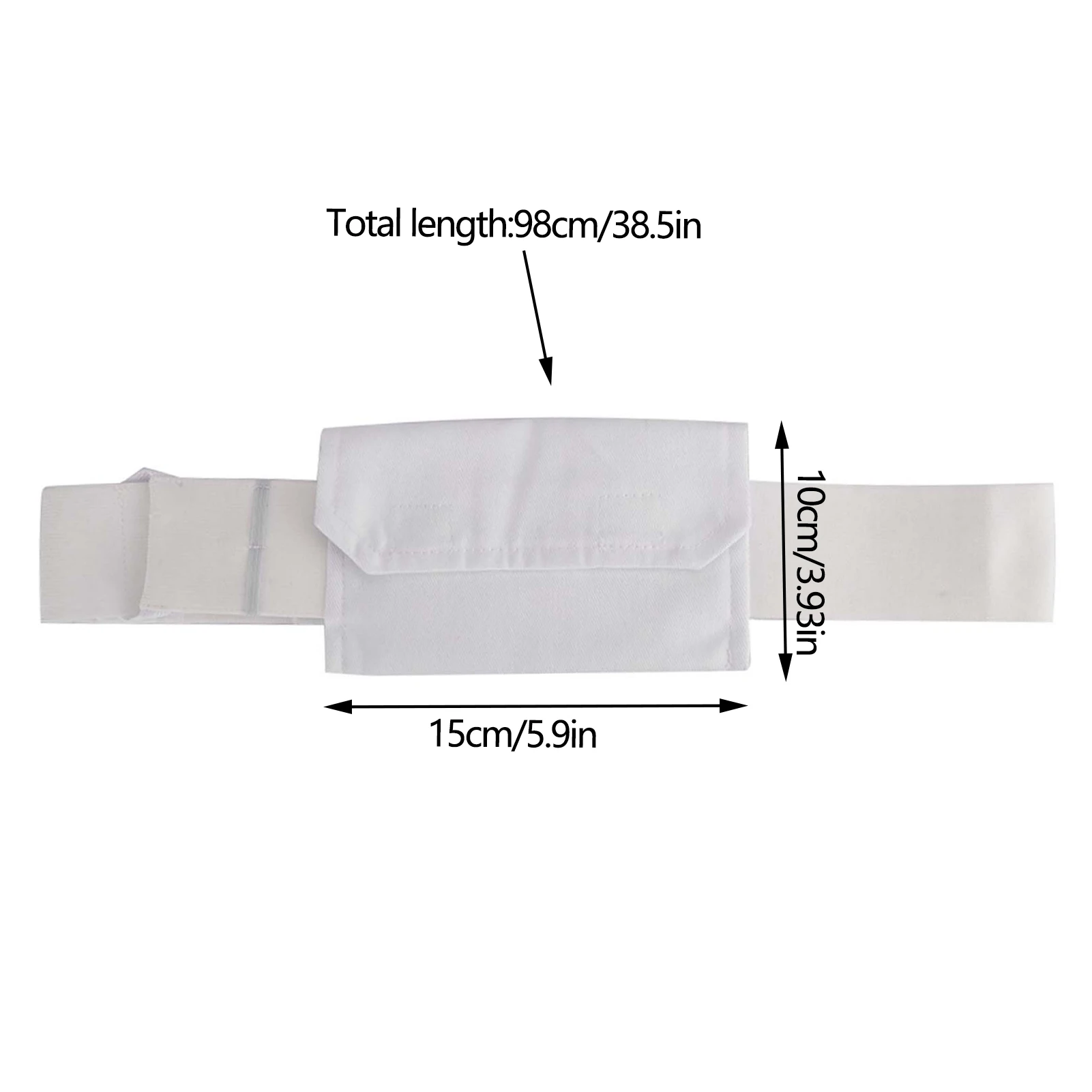 Peritoneal Dialysis Catheter Belt Patient Adjustable Peritoneal Tube Protection Belt with Bag