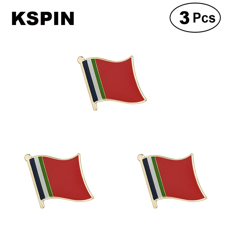 South Moluccans Republic of Selatan Flag Lapel Pins Badges Brooches 3pcs a lot