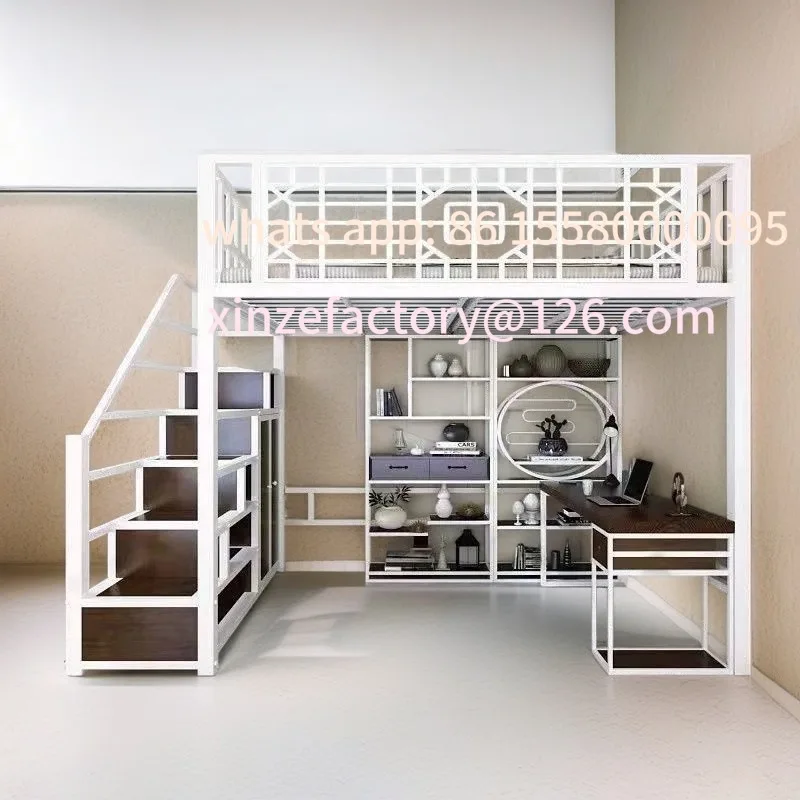 

Customizable new Chinese wrought iron bed antique apartment frame