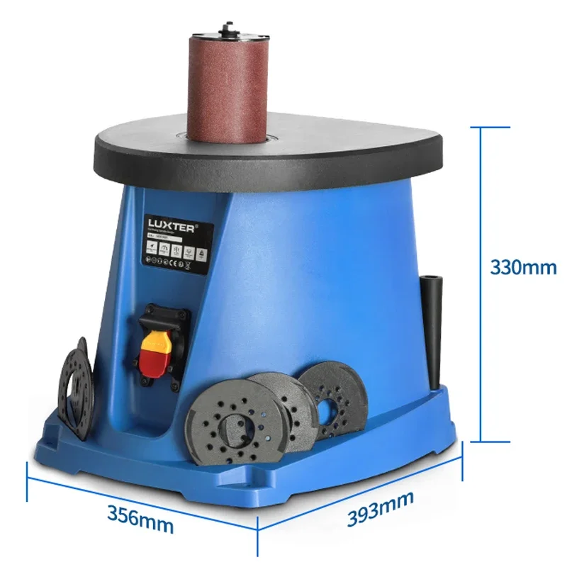 14 Inch Desktop Sand Column Machine 220V Woodworking Shaft Sand Stick Machine Belt Furniture Grinding Tools Polisher 2000RPM