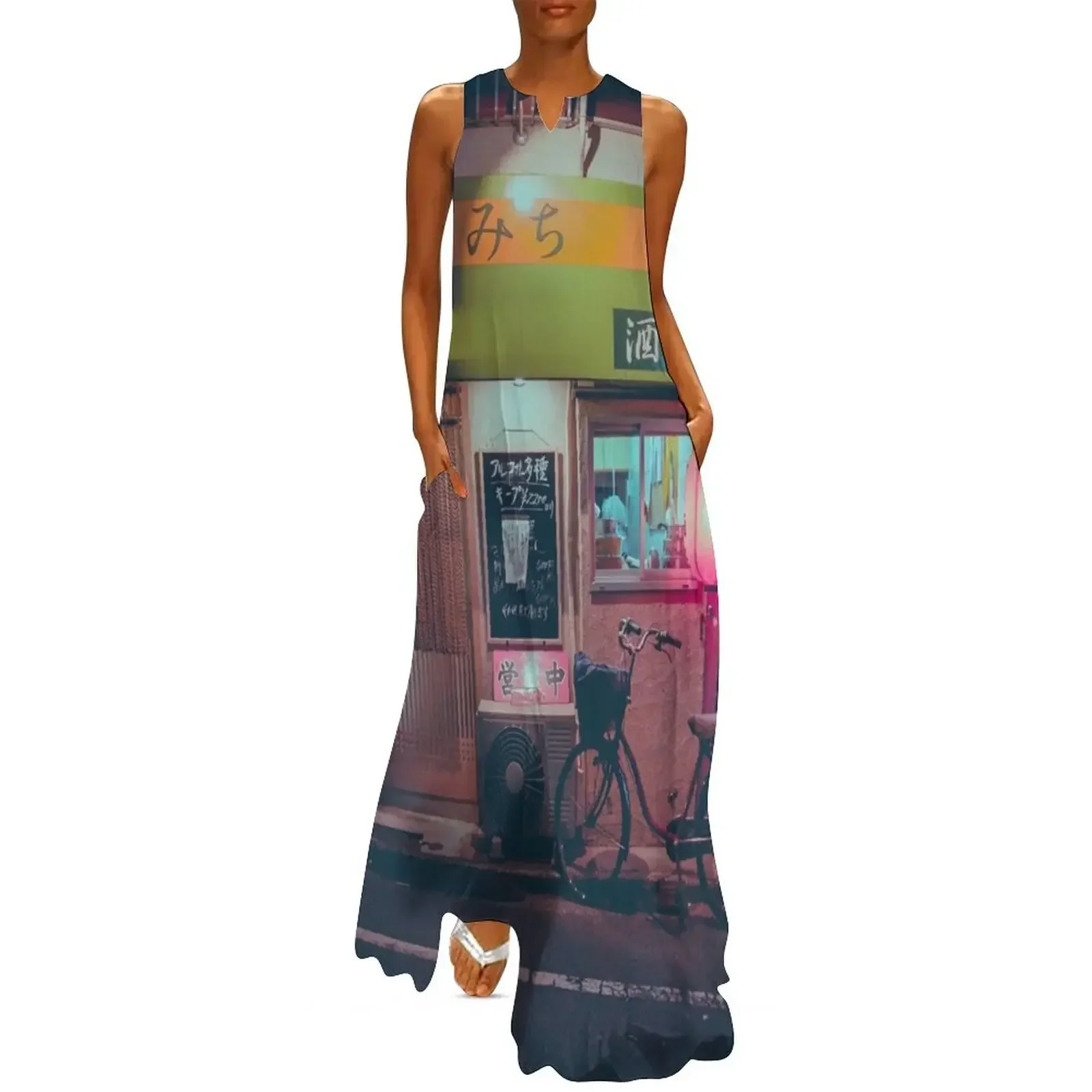 

Tokyo's Street Ramen Long Dress Woman clothes evening dress summer dresses for women 2025 Clothing Dress