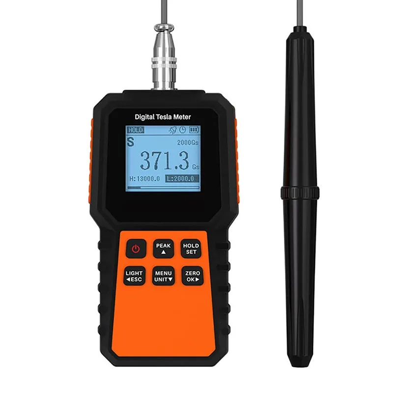 Factory Direct Sales Handheld Digital Magnetometer Tesla Meter Gauss Meter with New Design