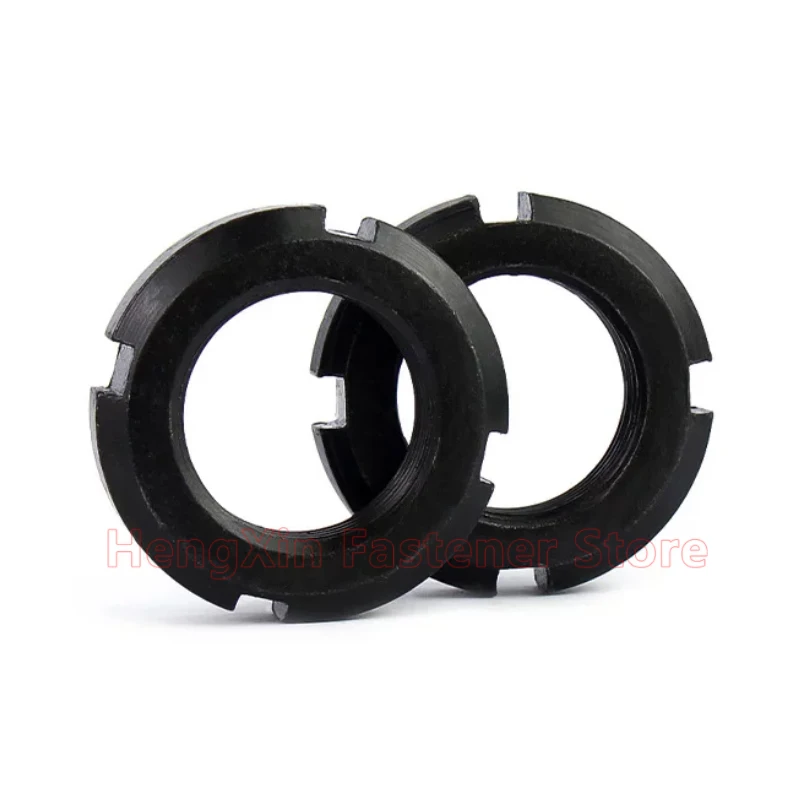 Picture 3: Left-hand Thread M16 M18 M20 M22 M24 M25 M27 M30 M33 M35 M36 M39 M40 M42 M45 M48 M50-M150 Slotted Round Nut Four Slot Nuts GB812