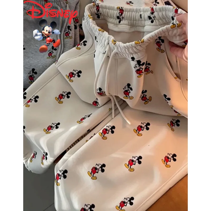 

Cute Disney series Mickey men's and women's new creative cartoon pattern casual fashion versatile loose and comfortable pants