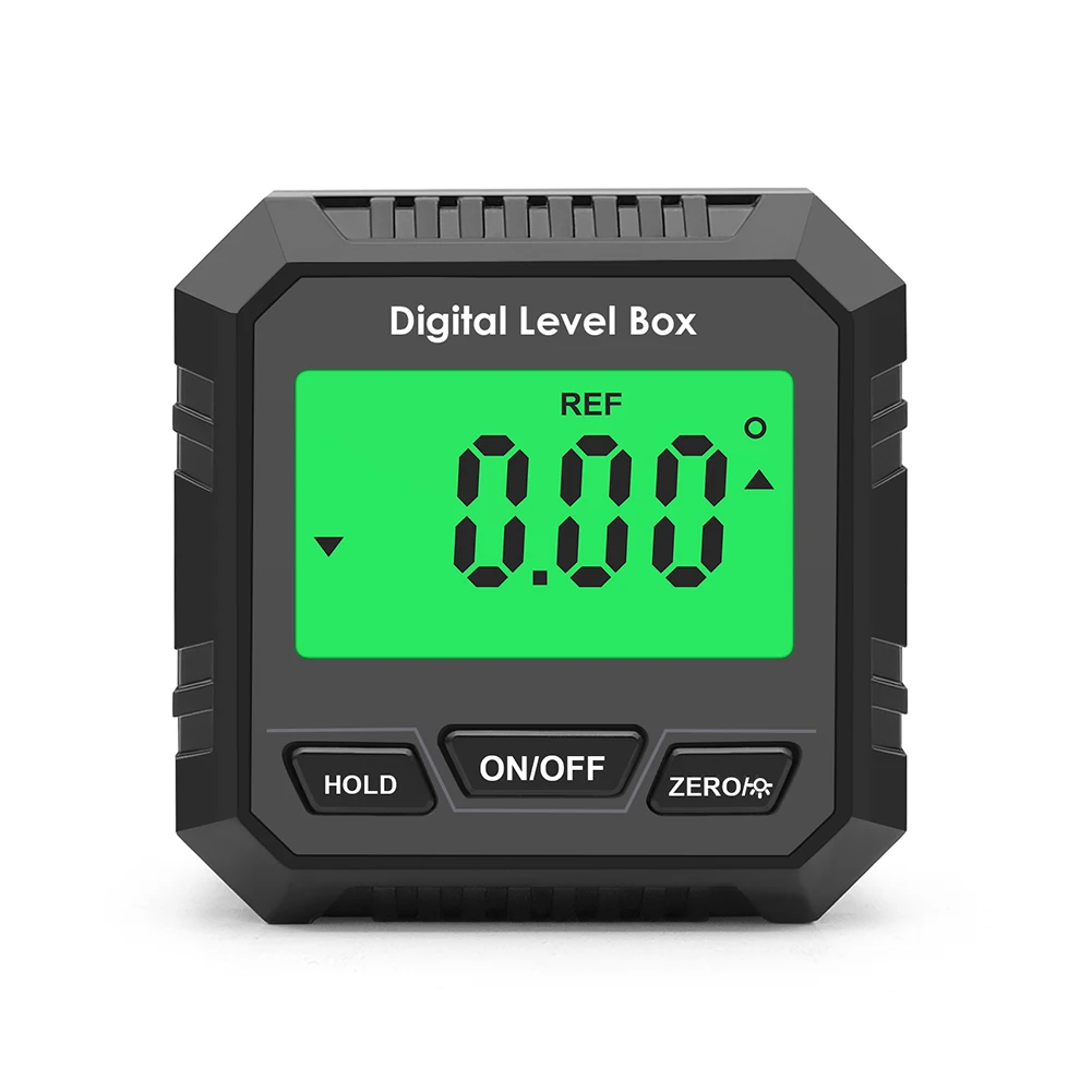 Compact Magnetic Angle Meter Black Magnetic Angle Meter Strong Magnetic Base Relative And Absolute Measurements