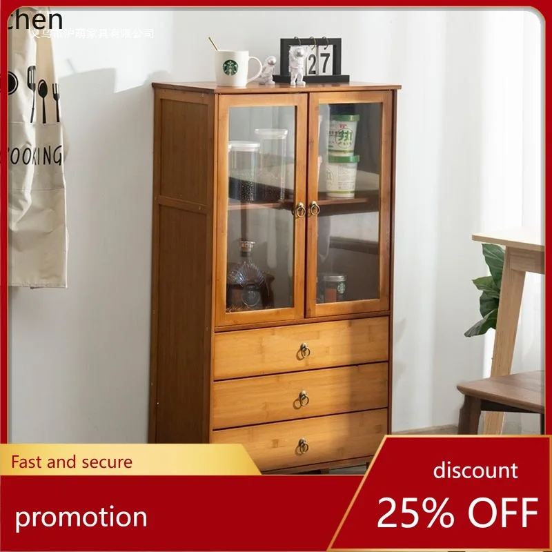 ZML Home Dining Side Cabinet Simple Modern Kitchen Cabinet Living Room Wall-Mounted Storage Cabinet