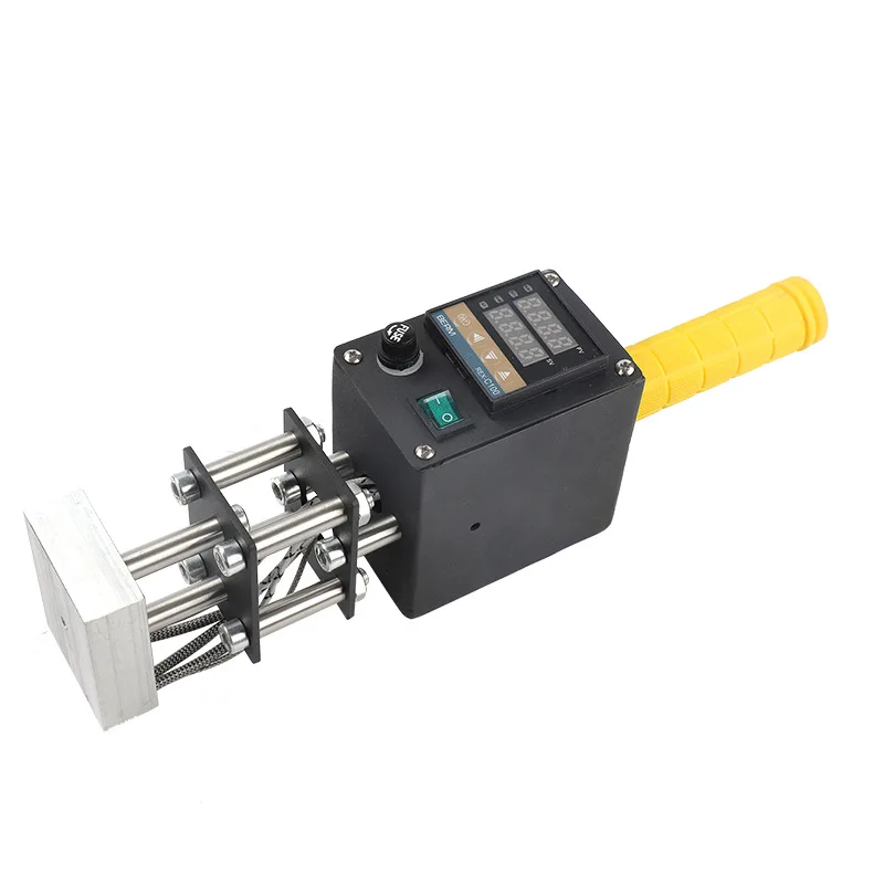 Máquina automática de prensa térmica de sapato LGITAL de alta qualidade elétrica portátil para planta de fabricação de logotipo de madeira de carimbo de couro