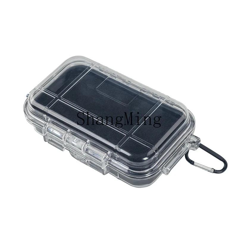 

PYH Small Waterproof Transparent Cigar Moisturizing Box Outdoor Travel Portable Alcoholized Eggplant Box