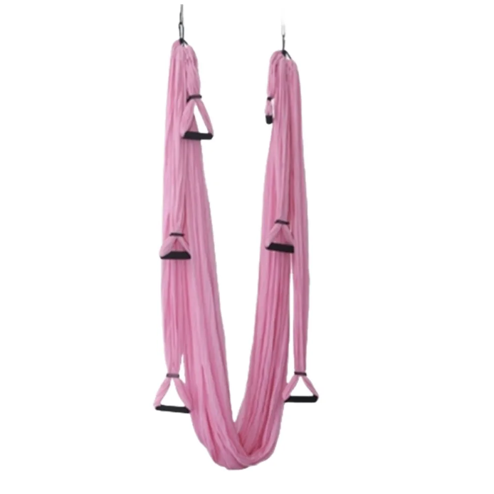 Anti-Gravity Suspension Yoga Swing Premium Nylon Aerial Yoga Hammock for Inversion Fitness & Pilates Made with Aerial Silks