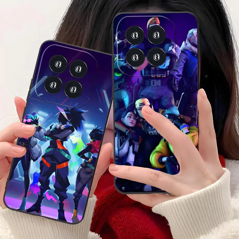 

Чехол для мобильного телефона Valorant Game для Xiaomi 15 14 13 12 Mi 11 T Ultra Lite Pro S X 5G с цветной печатью, защитный чехол для мобильных телефонов