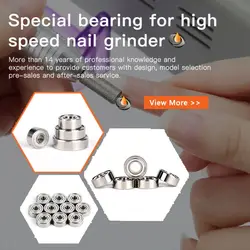 10Pcs 623ZZ 3x10x4mm 1030 ABEC-9 Handle Bearings For Strong Drill Brush Handpiece Nail Ball Bearing 0830 0940 1260 1480 1060