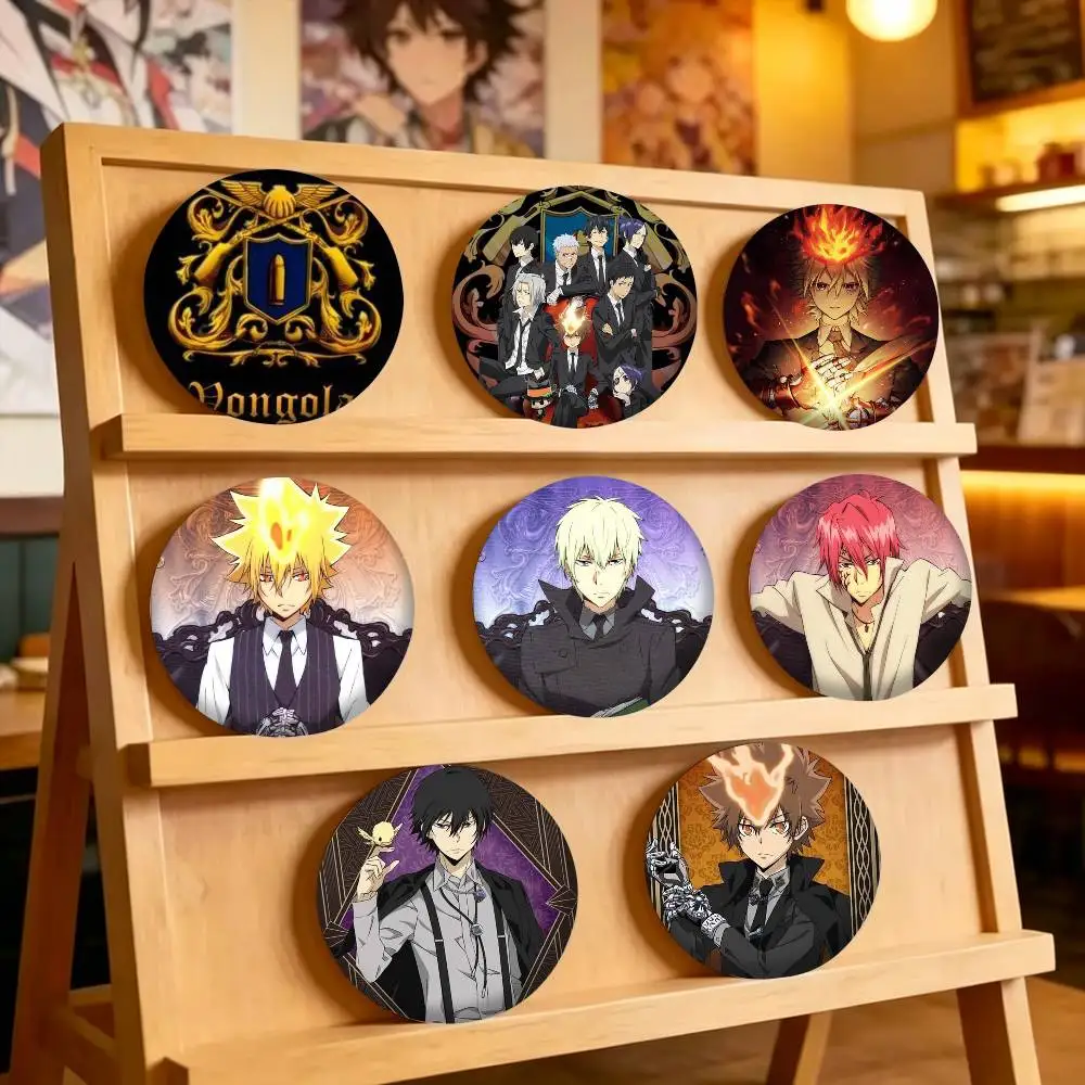 Hitman Reborn Classic 2000s Anime 25mm 32mm 44mm 58mm 75mm Brooches Badges Pins for Accessories Gift