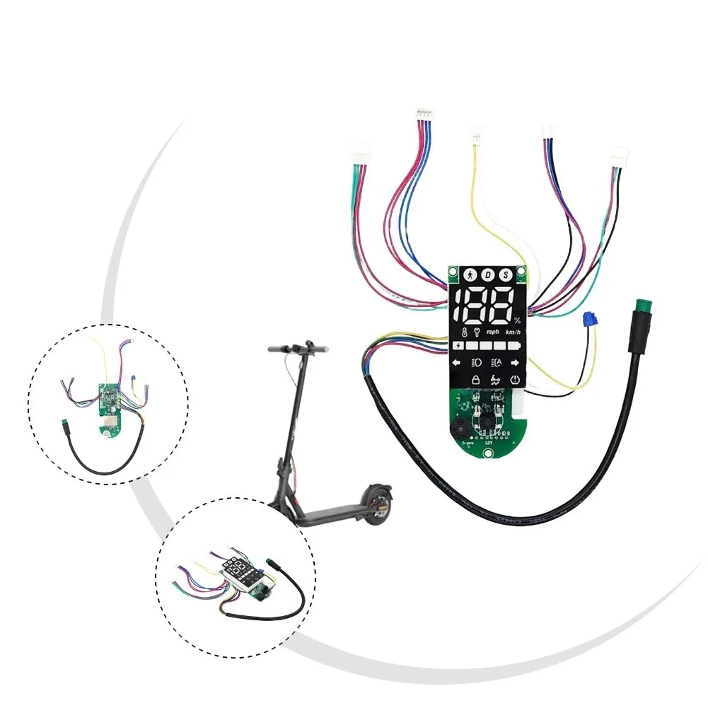

Плата приборов LCD для скутера, зеленая, с точным отображением скорости, индикатором уровня заряда батареи и функцией спидометра