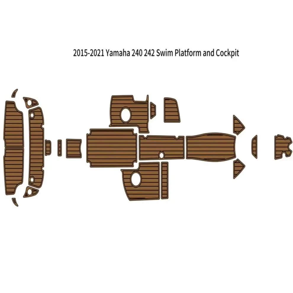 

2015-2021 Ya-ma-ha 240/242 Платформа для плавания Кокпит Лодка EVA Искусственный тик Подушка для пола SeaDek Gatorstep Style Самоклеящаяся V341 K7Y2F