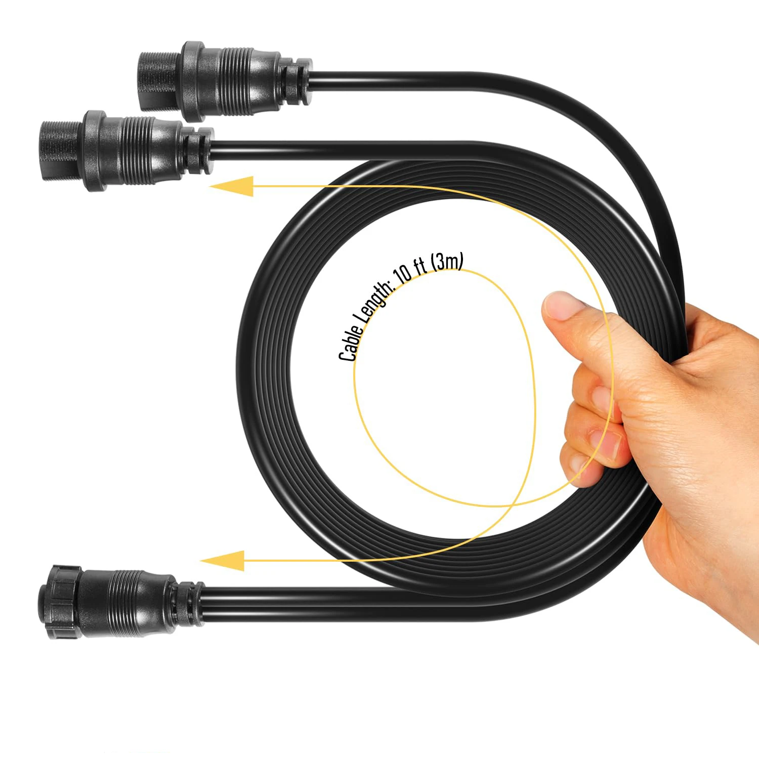 ANX 720108-1 14 M360 2DDI Y-Wandleradapterkabel für Humminbird für MEGA 360 und 2D/MDI Wandler, 14-Pin Y-Kabel – Detail 3