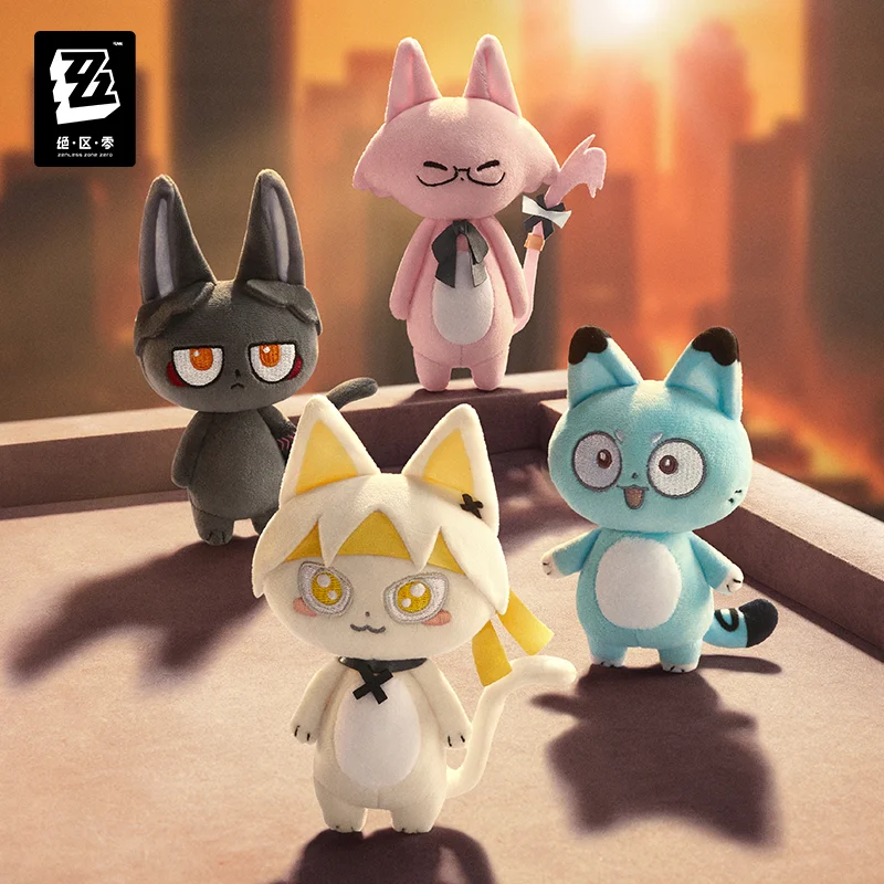 [Official]Game Zenless Zone Zero Plush Keychain Asaba Harumasa  Cat Pick Up Series Pendant Dolls Cosplay Costume Doujin Gifts