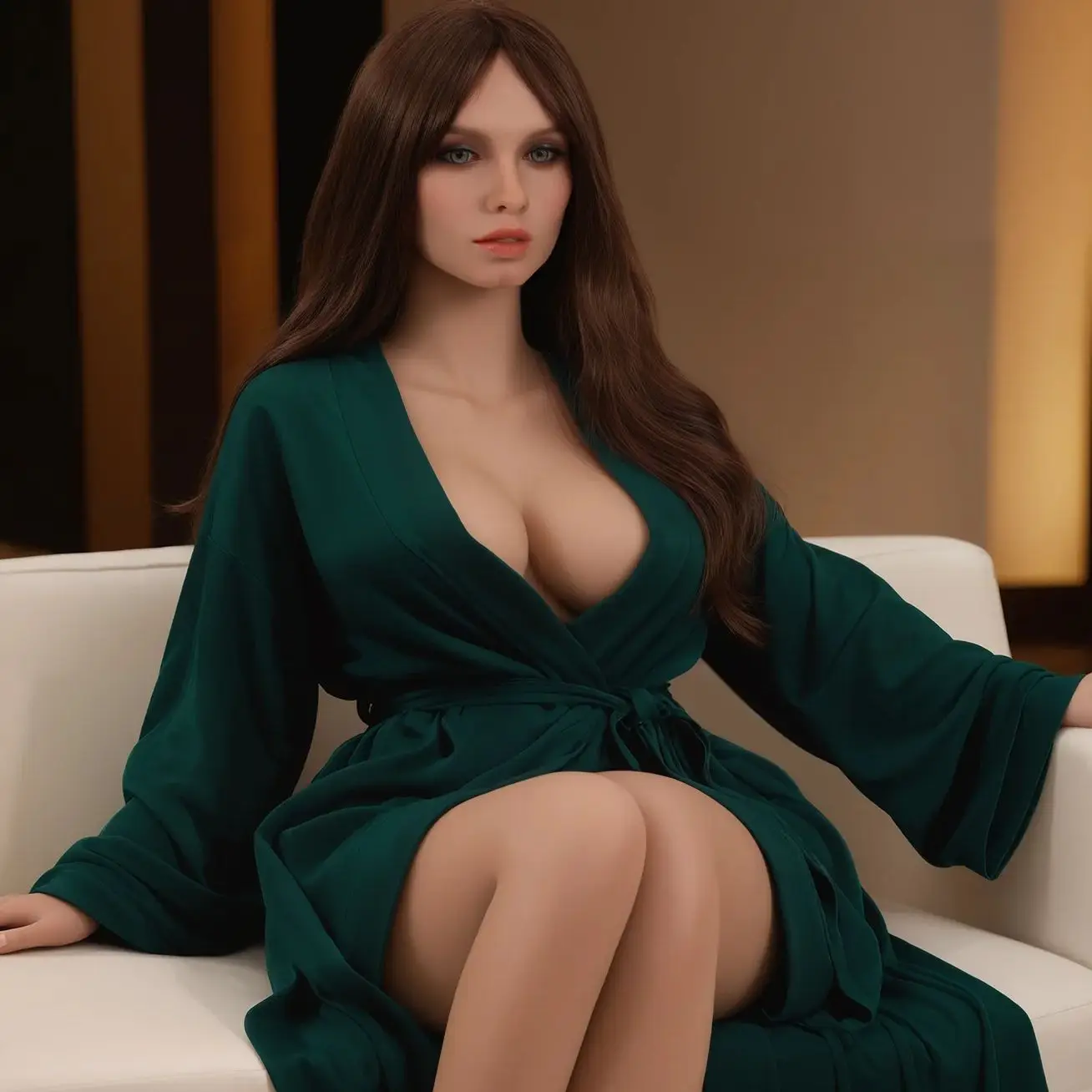 151cm Sex Doll Real Full Body Chubby TPE Love Dolls With Gel Breast Thick Ass Realistic Vagina Oral Sex Adult Toys For Man