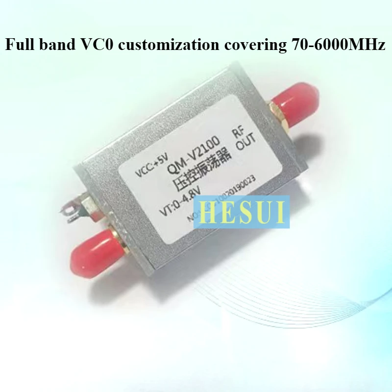 S-band VCO Microwave Oscillator 2000-2200MHz dot frequency output sweep signal source DIY SMA