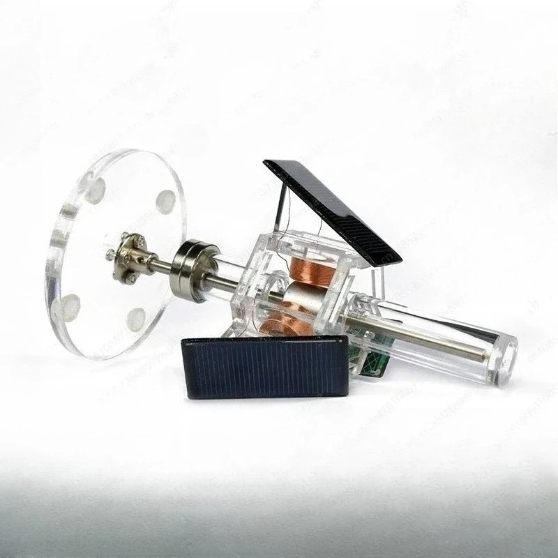 

Солнечный двигатель Maglev, трехсторонний вертикальный бесщеточный двигатель, креативный мужской подарок своими руками