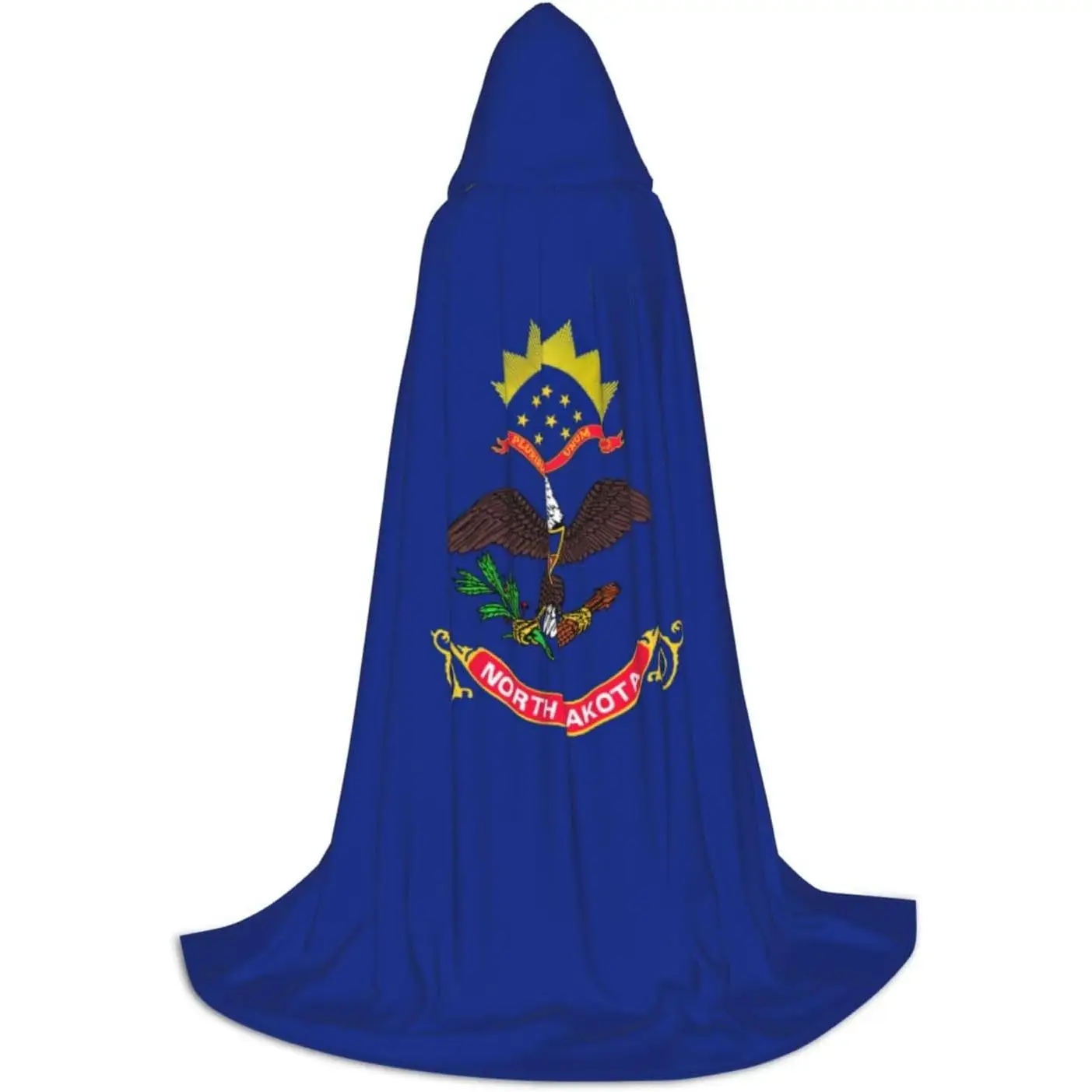 

Flag Print Hooded Cloak For Halloween Wizard Vampire And Grim Reaper Costume Adult Men Women Christmas Hoodies Cape Cosplay