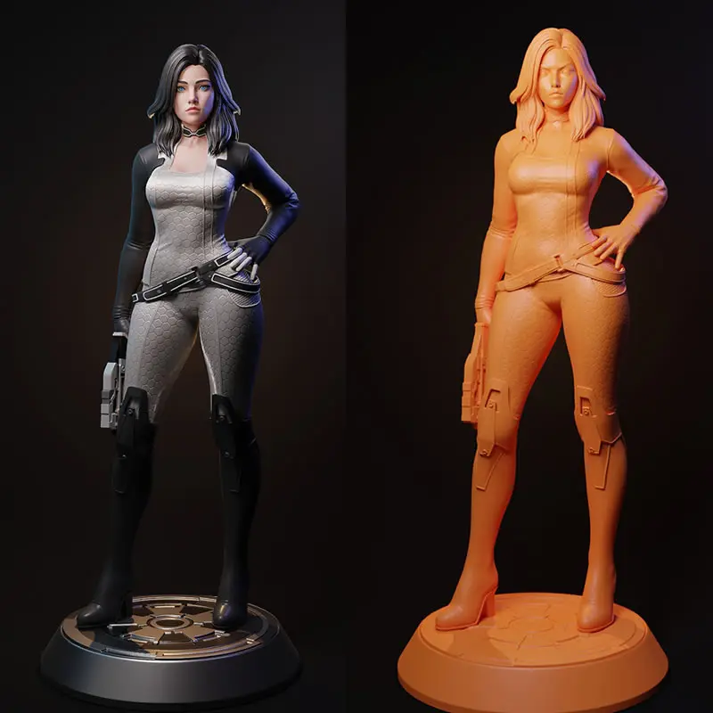 

22CM Comic Character 5966 Miranda NSFW 3D Printing Unassembled Unpainted Custom Jigsaw Puzzle GK Figure Model Kit T_0109