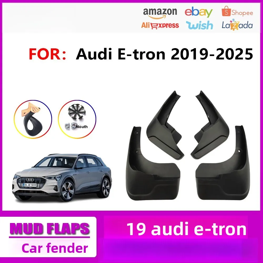 Mud Flaps For Audi Q6 E-TRON Mudguards Splash Guards Auto Accessories