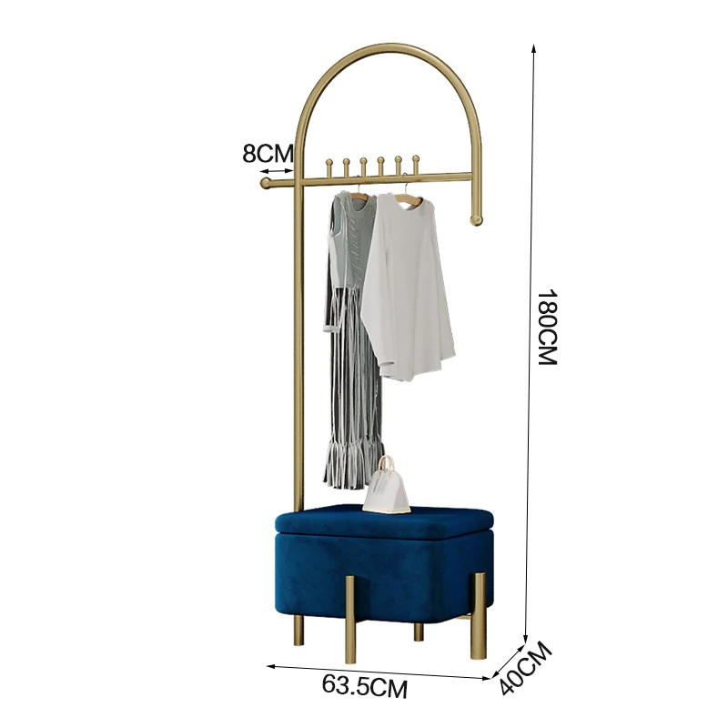 Sypialnia stojący wieszak na ubrania przedpokój szafa sklep wystawa suszarka do ubrań stojak nowoczesne Percheros Para Ropa meble skandynawskie Z7