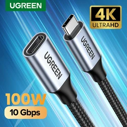 Ugreen USB C Extension Cable Type C Extender Cord USB-C Thunderbolt 3 for Xiaomi Nintendo Switch USB 3.2 USB Extension Cable