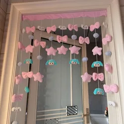 Hatsune Miku anime peripherals two-dimensional door curtain kawaii girl's heart free punching paste curtain partition decoration