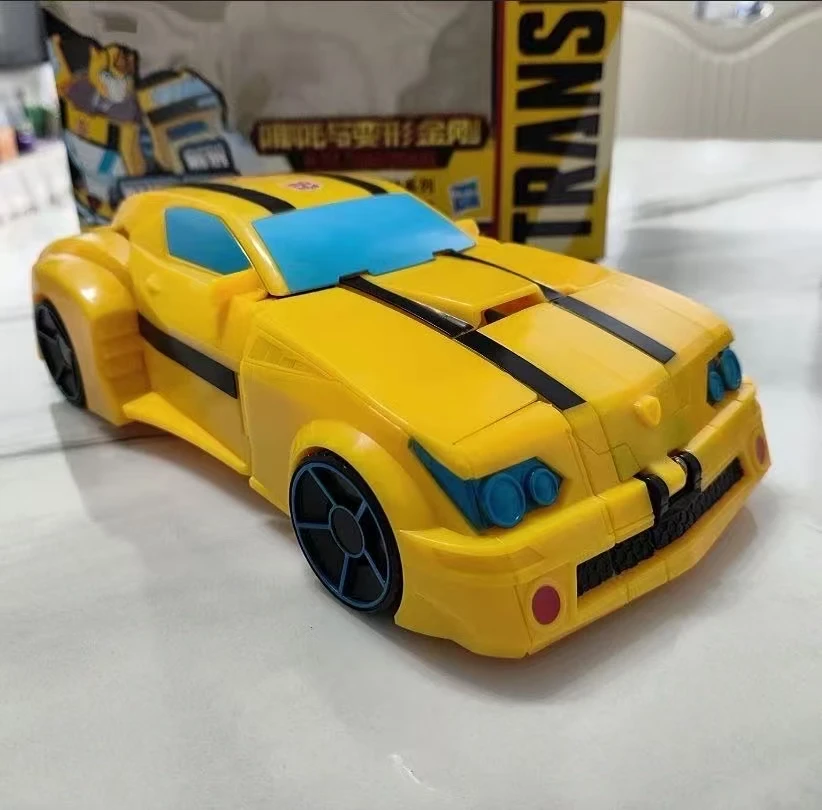 Hasbro 트랜스포머 장난감 네자 리더 시리즈 E4322 옐로우 BEE 스팅 어택 모드 액션 피규어 25cm 대형 모델 로봇 오토봇