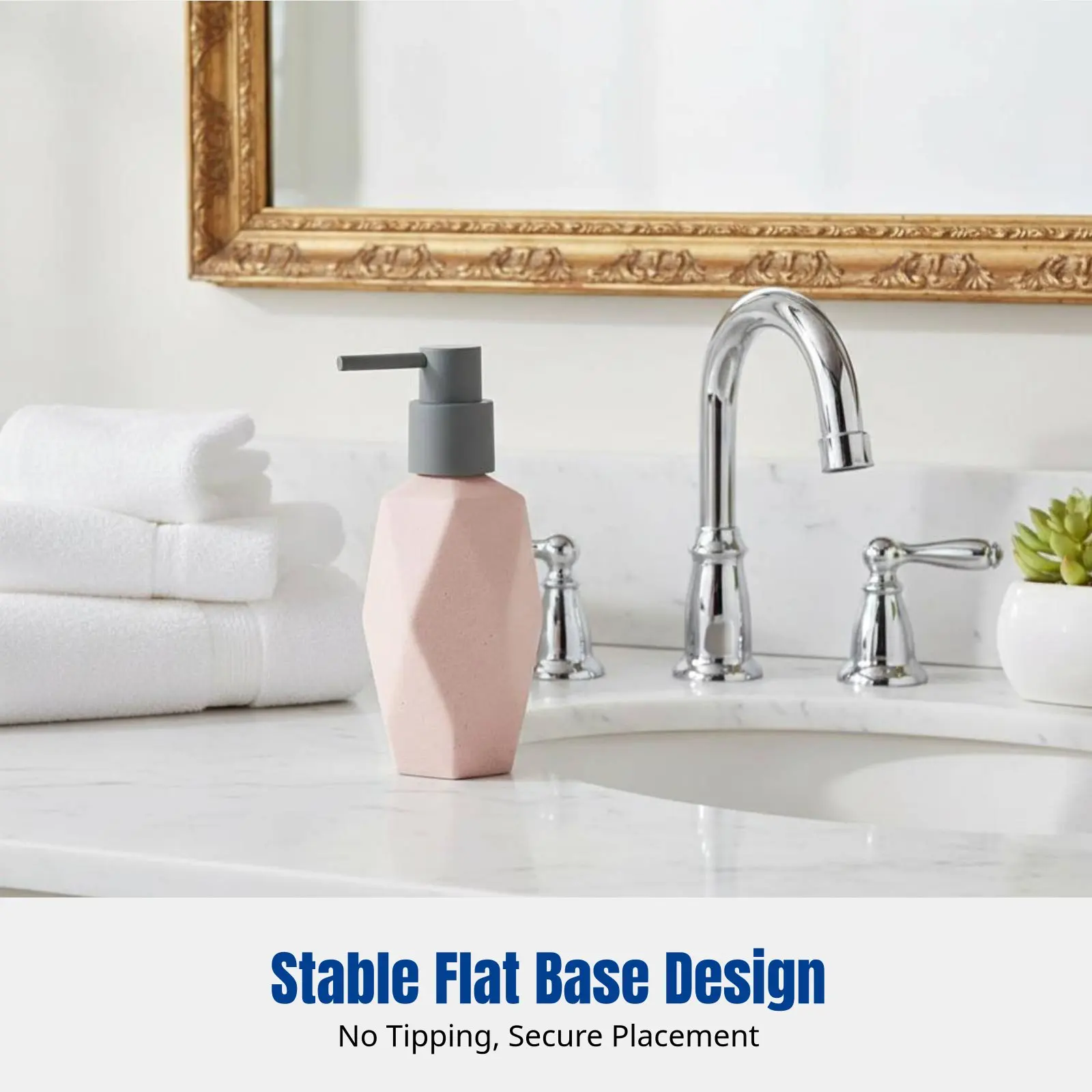 

Европейский керамический флакон для лосьона, геометрическая огранка, с дозатором-помпой, для отелей и ванных комнат