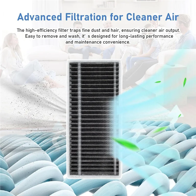 -A14E Accessory Set For Ecovacs Deebot T80 OMNI Vacuum Cleaner Parts Main Side Brushes Dust Bags Filters