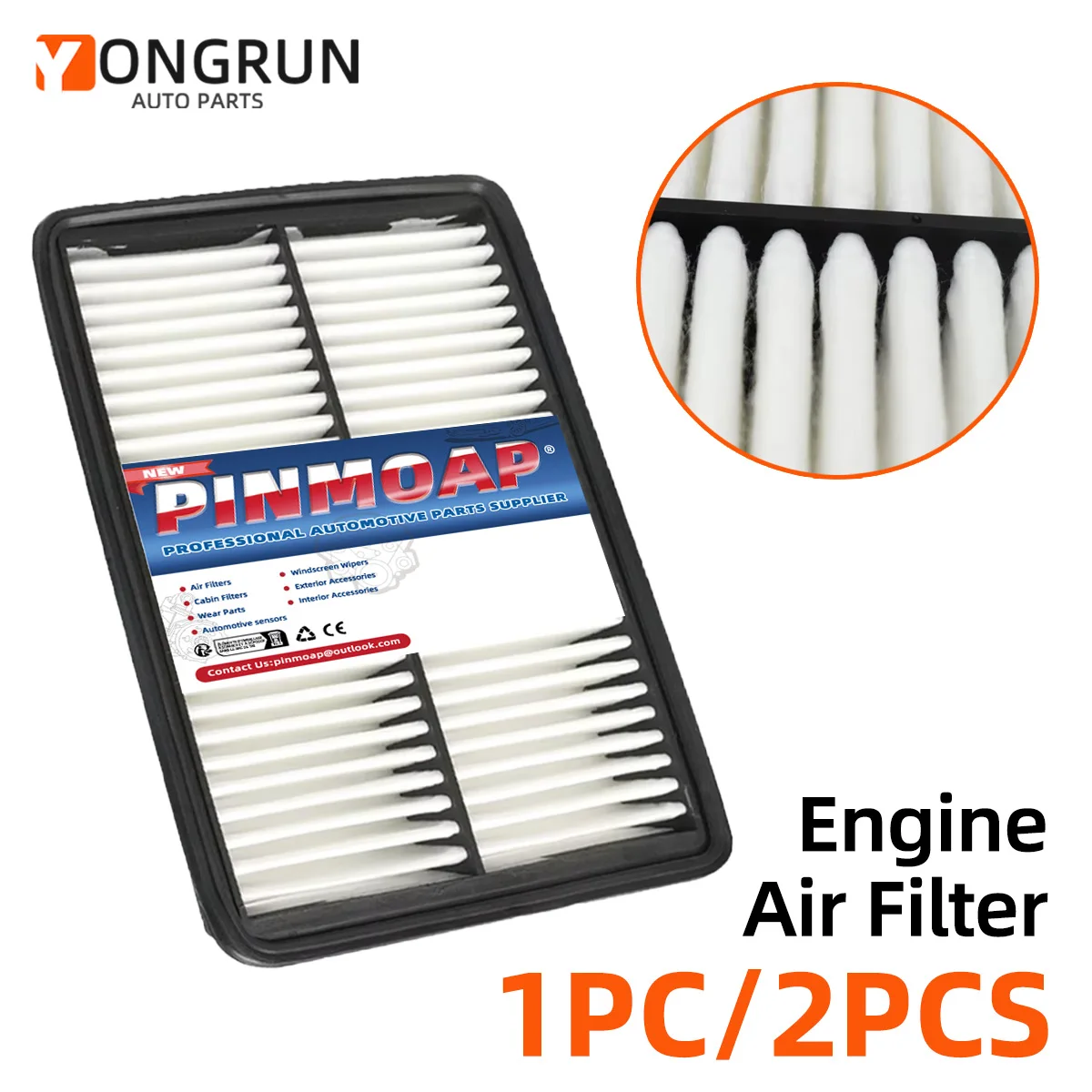 Yongrun 1/2 peças filtro de ar do motor é adequado apenas para mazda/skyactiv Peo7-13-3a0 cap26280 mazda 3 sport Cx-5 2013 substituição