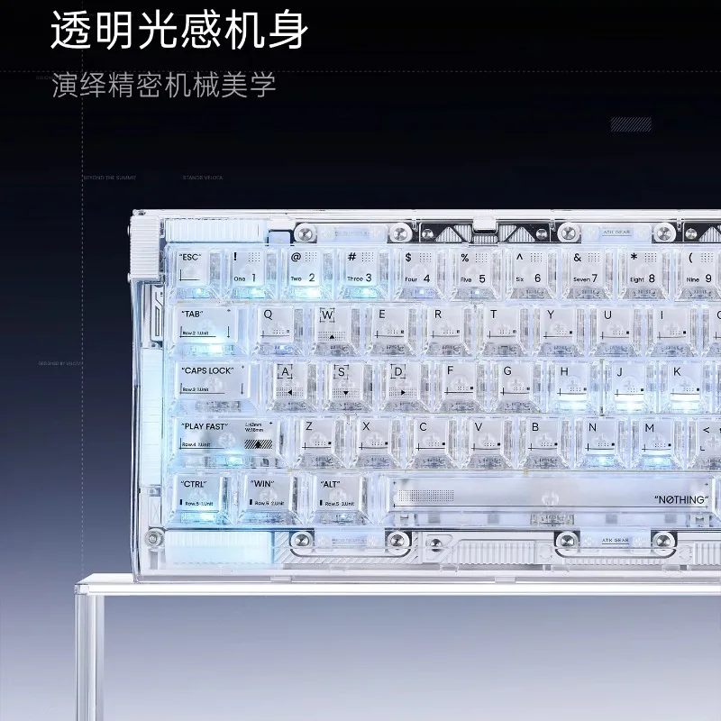 ATK  NOTHING68 Magnetic Axis Gaming Keyboard Single Mode High End E-Sports Custom Keypad for Desktop Computer PC Gaming Office