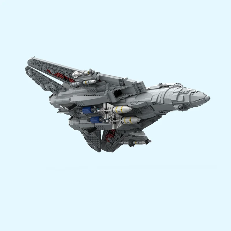 Fighter F 14D model MOC building blocks DIY assembly building blocks aircraft series educational creative toy gift 2124 pieces