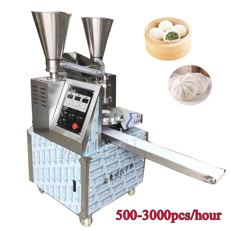 Momo Maker Machine Chinese Bao Stuffed Bun Making Machine Automatic Momo Steamed Baozi Making Machine