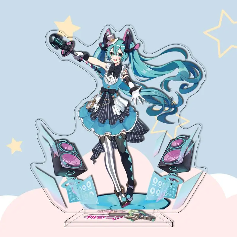 Hatsune-Sama Modelo Ornamentos, Stand Around, Anime, Bidimensional, Presente do Estudante, Figura Bonito