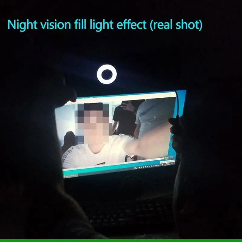 U55C 1080P/2K/720P Webcam Widescreen Video Calling and Recording for W/ 3 Gear Fill L