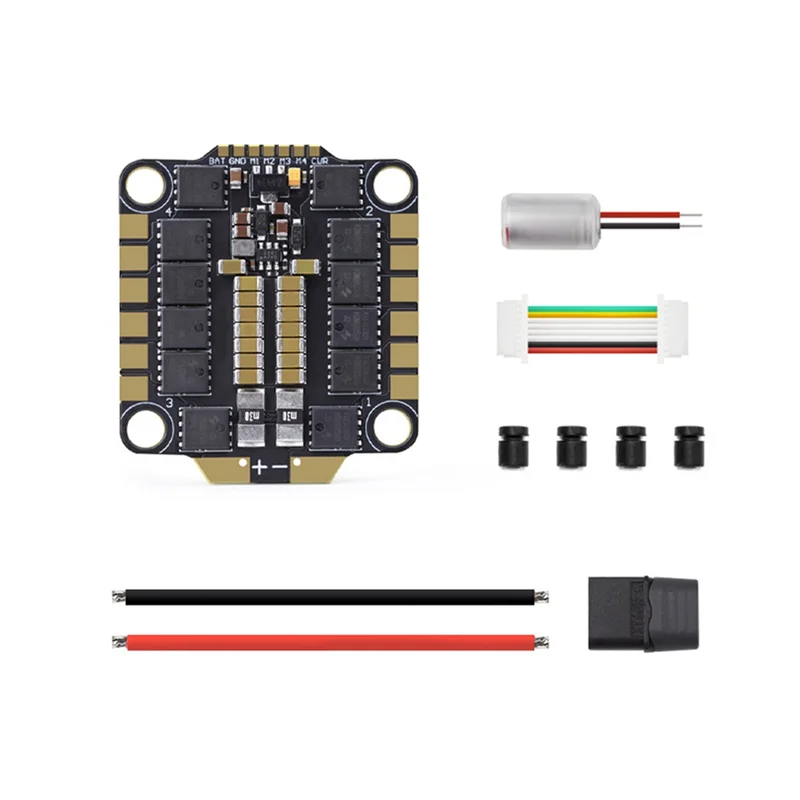 SQPP-pour Drone RC FPV Compatible 60A 6S V1 4 en 1 8 bits ESC 2-6S Lipo Dshot 150/300/600 30.5Mm x 30.5Mm