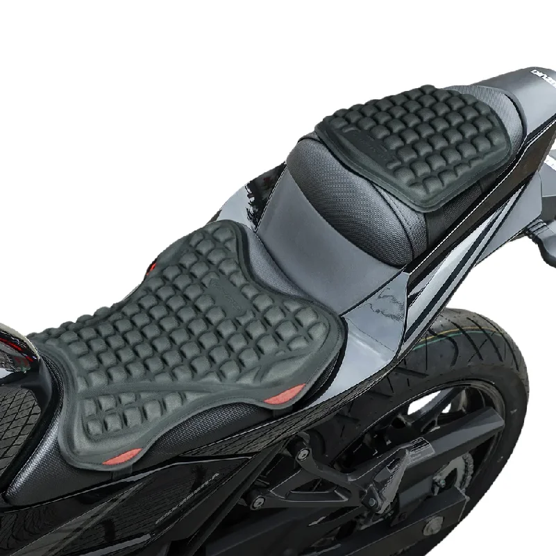 Cuscino in Gel Nero Comfort per Sella Moto, Traspirante, Universale, Ammortizzante, Coprisella per Ciclismo Montano Avanzato