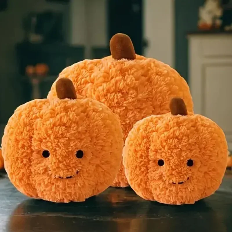 Almohada de felpa de calabaza, juguete de calabaza de Halloween, cojín decorativo, decoración del hogar, recuerdos de fiesta, decoración de Halloween, regalo de Navidad